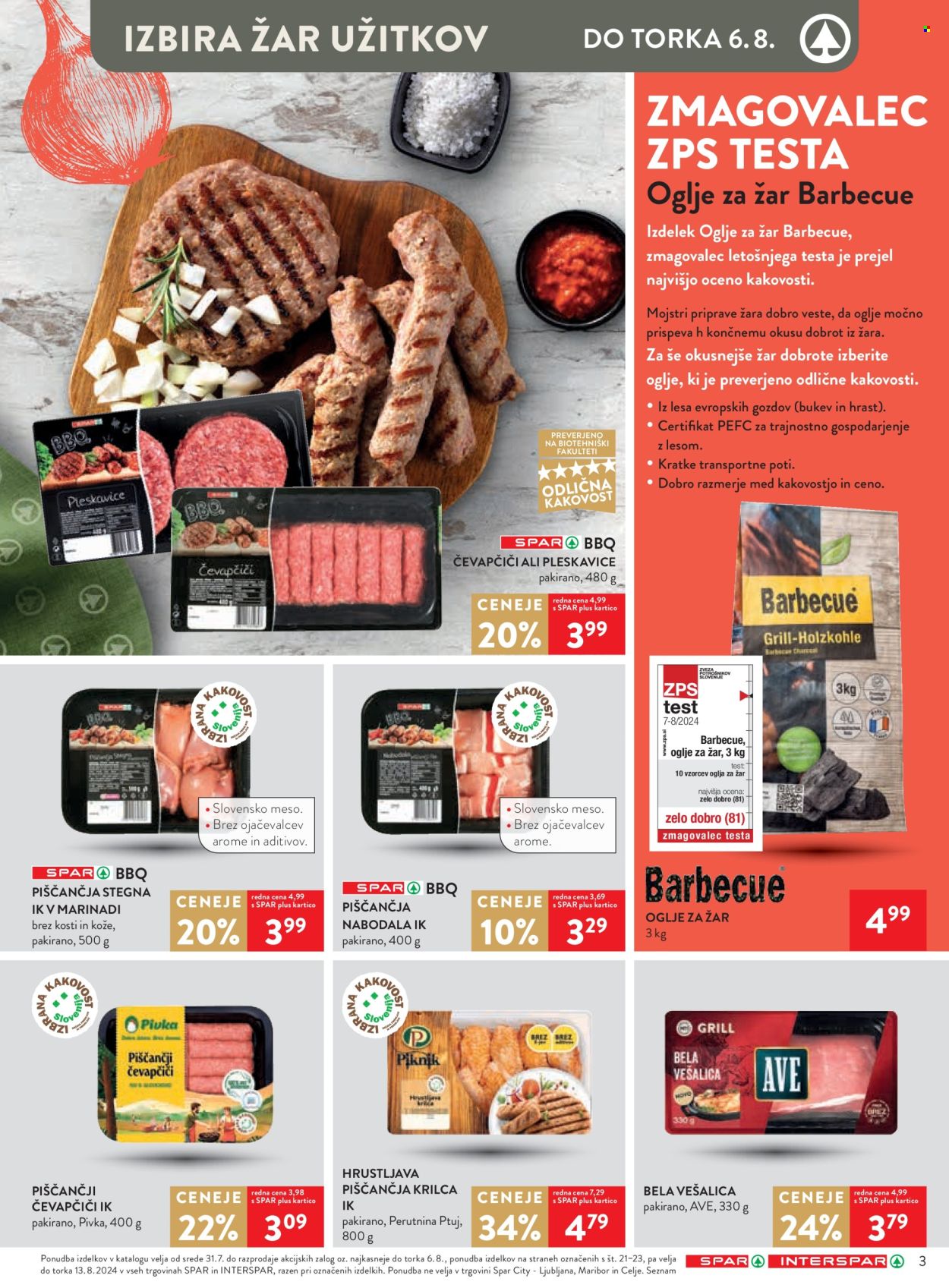 SPAR katalog - 31.7.2024 - 13.8.2024. Stran 3