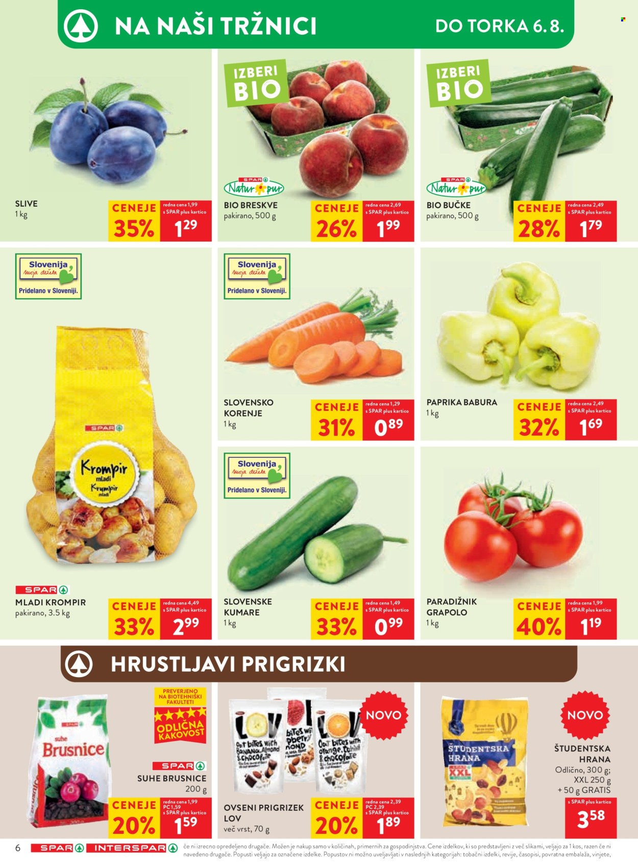 SPAR katalog - 31.7.2024 - 13.8.2024. Stran 6