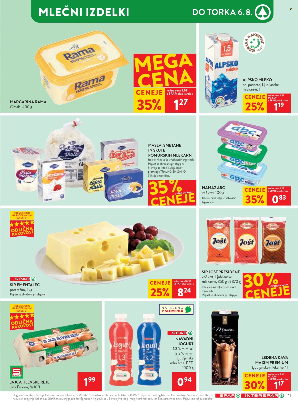 SPAR katalog - 31.7.2024 - 13.8.2024. Stran 11