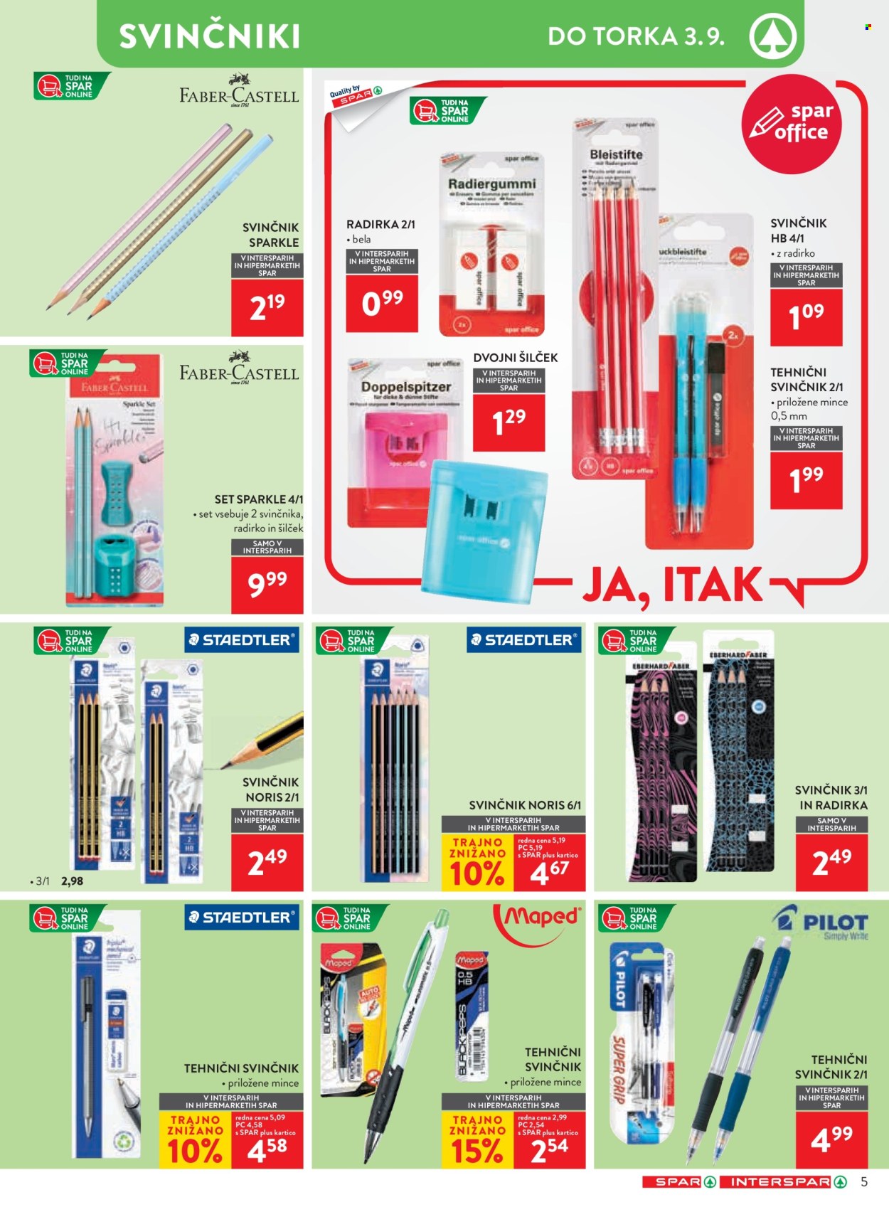 SPAR katalog - 31.7.2024 - 3.9.2024. Stran 5