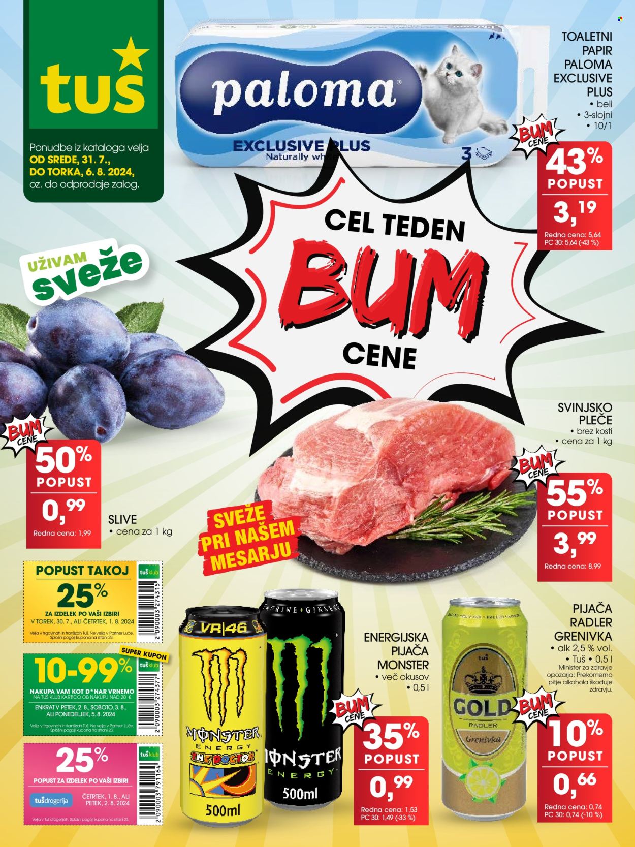 Tuš katalog - 31.7.2024 - 6.8.2024. Stran 1