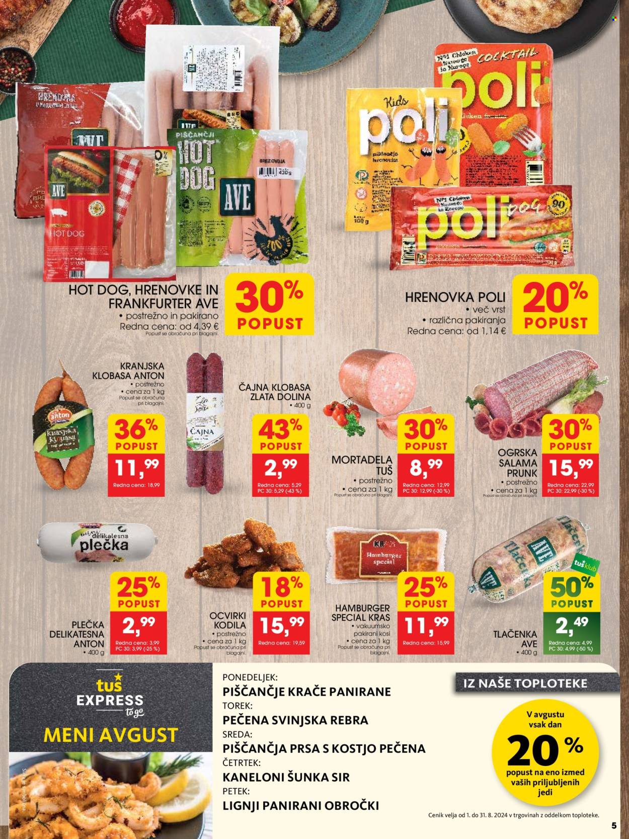 Tuš katalog - 31.7.2024 - 6.8.2024. Stran 5