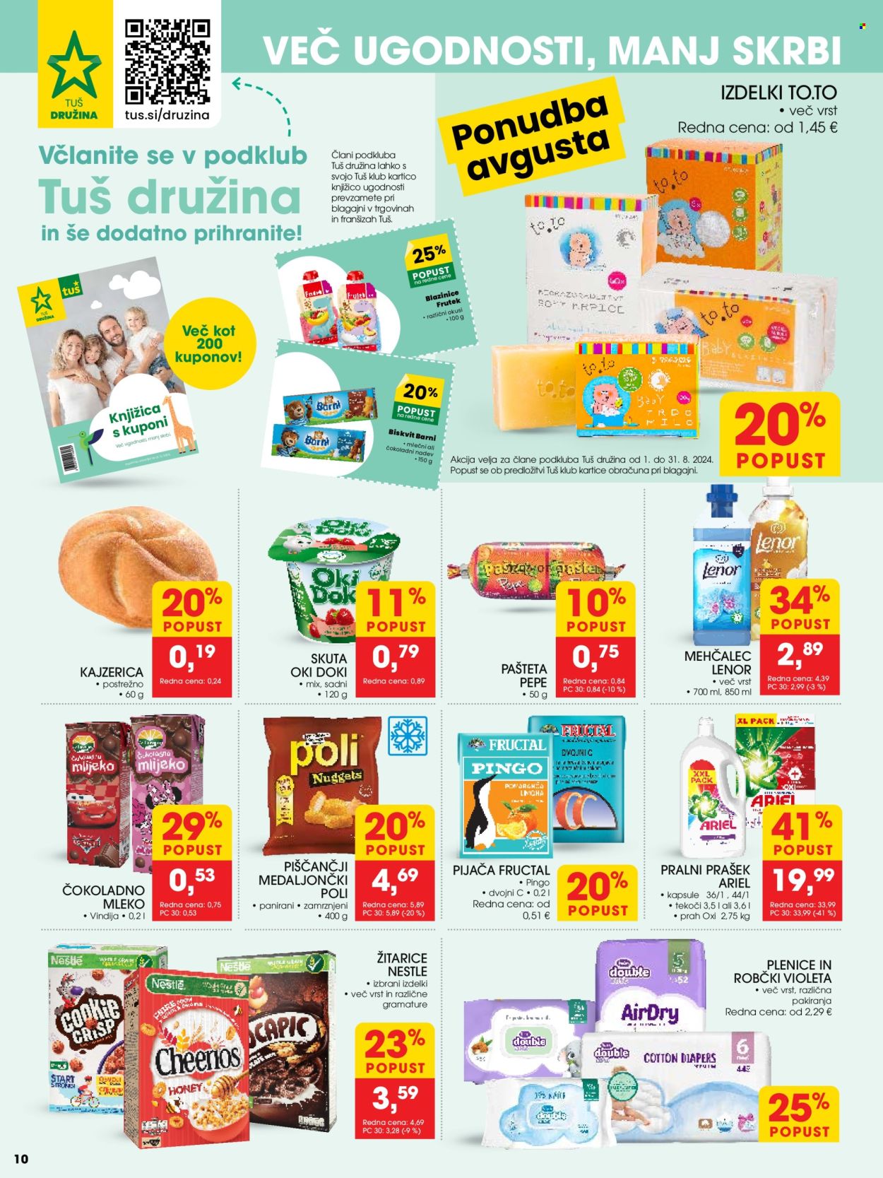 Tuš katalog - 31.7.2024 - 6.8.2024. Stran 10