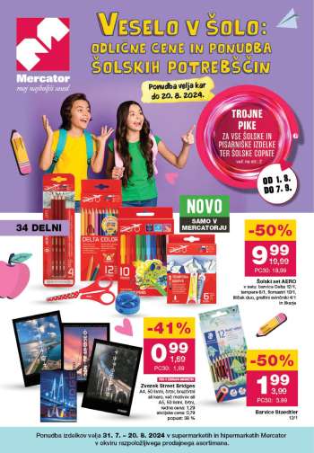 Mercator katalog - 31.7.2024 - 20.8.2024.