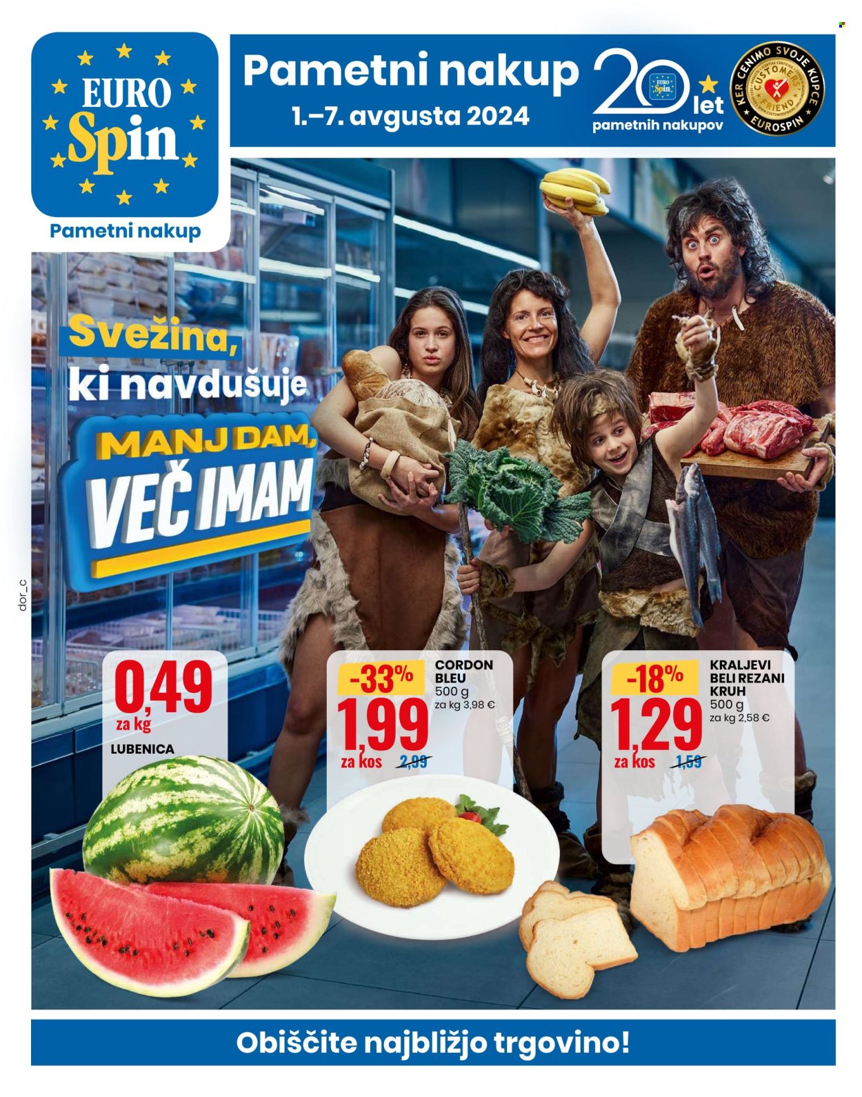 EuroSpin katalog - 1.8.2024 - 7.8.2024. Stran 1