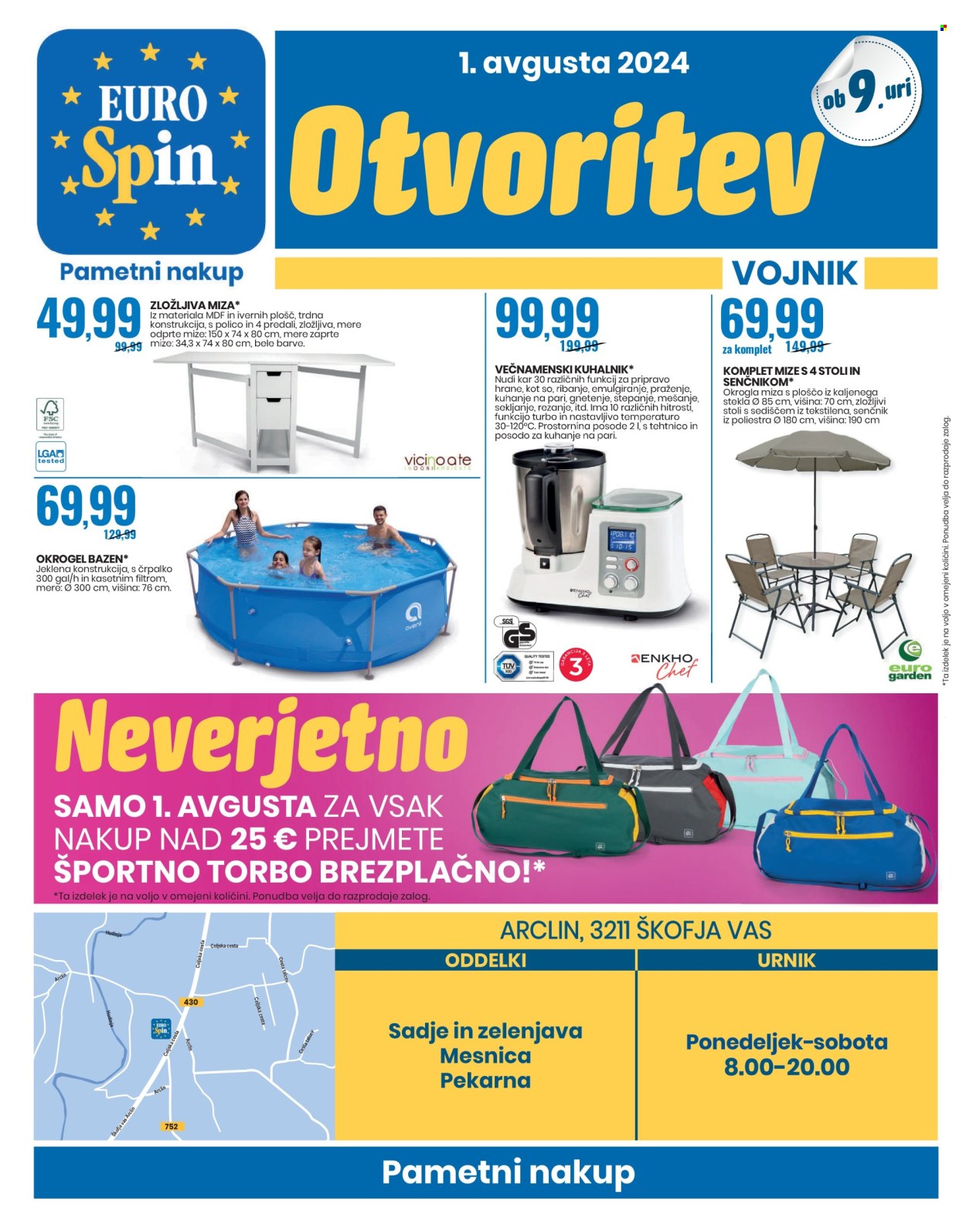 EuroSpin katalog - 1.8.2024 - 7.8.2024. Stran 1