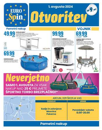 EuroSpin katalog - 1.8.2024 - 7.8.2024.