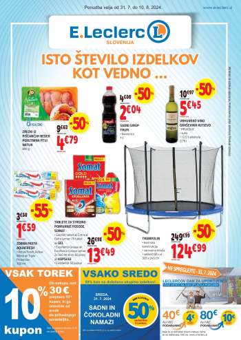E.Leclerc katalog - 31.7.2024 - 10.8.2024.