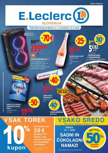 E.Leclerc katalog - 31.7.2024 - 10.8.2024.
