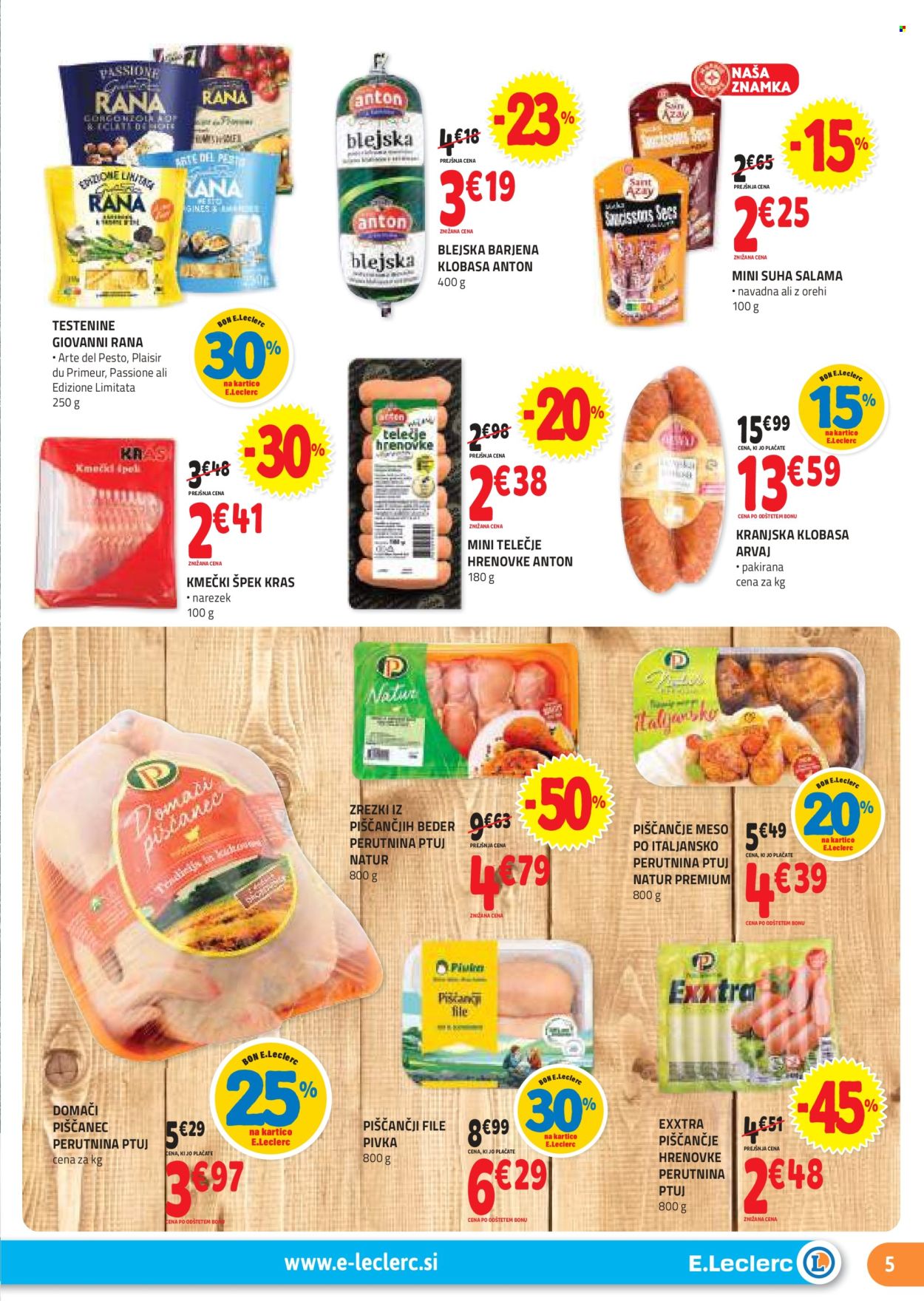 E.Leclerc katalog - 31.7.2024 - 10.8.2024. Stran 5