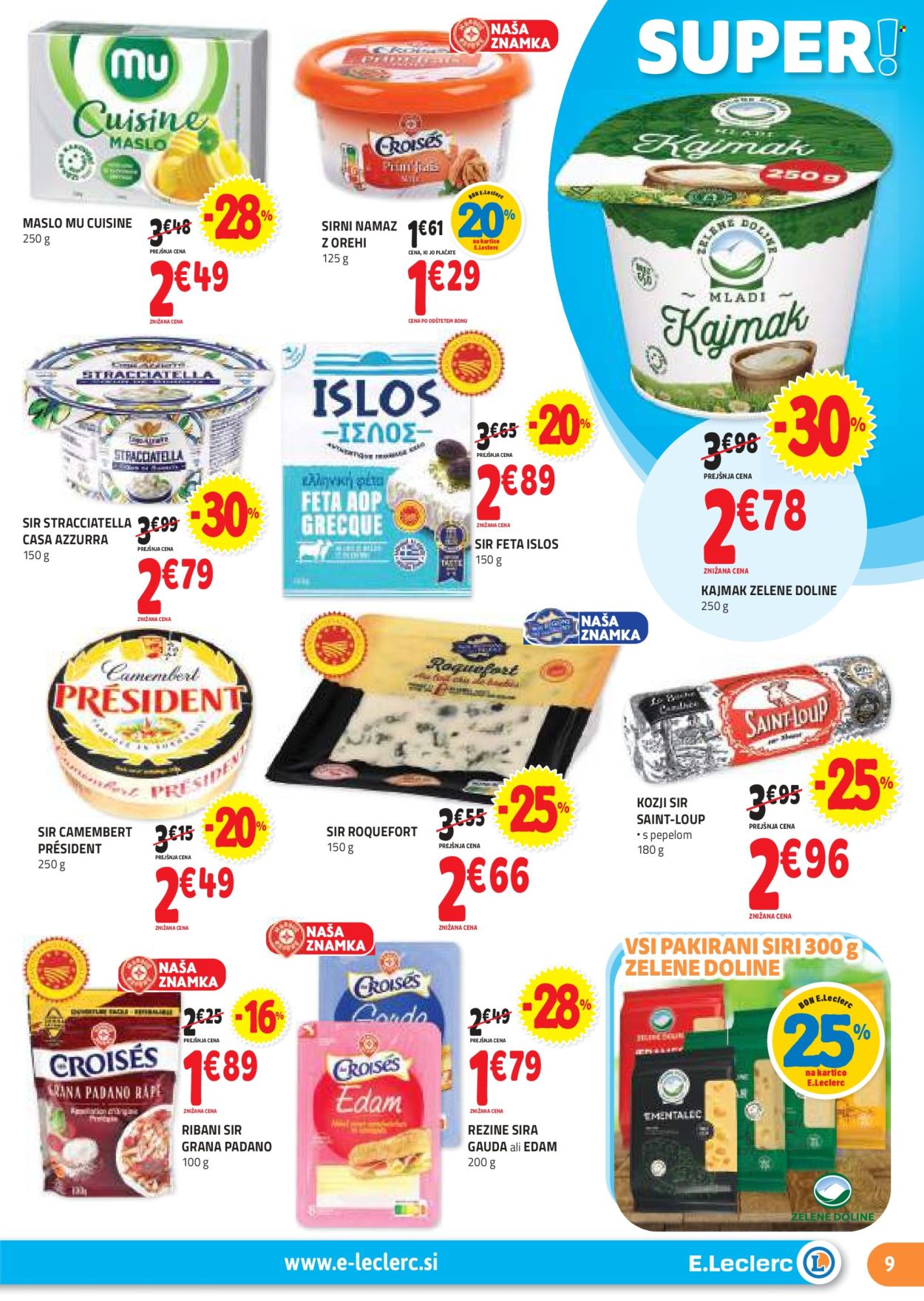 E.Leclerc katalog - 31.7.2024 - 10.8.2024. Stran 9
