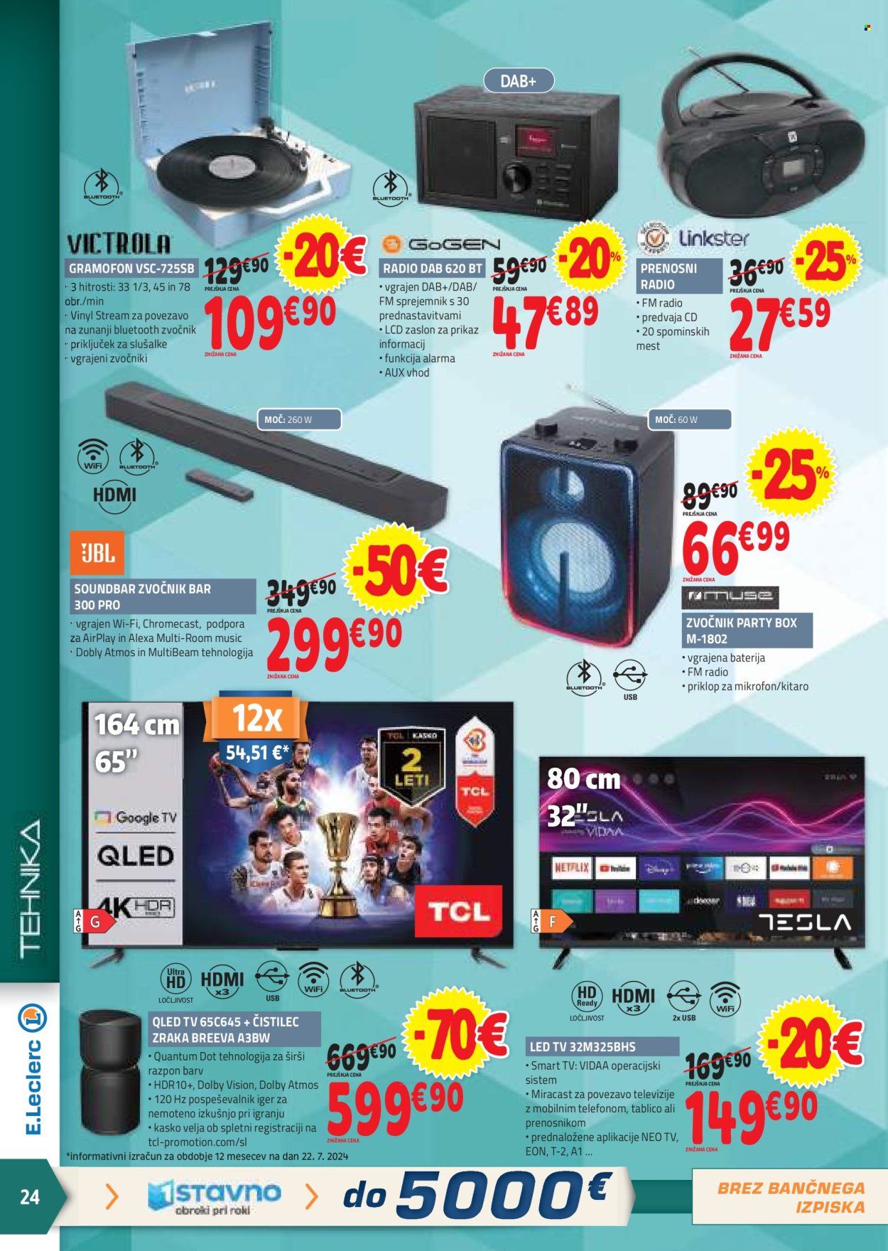 E.Leclerc katalog - 31.7.2024 - 10.8.2024. Stran 24