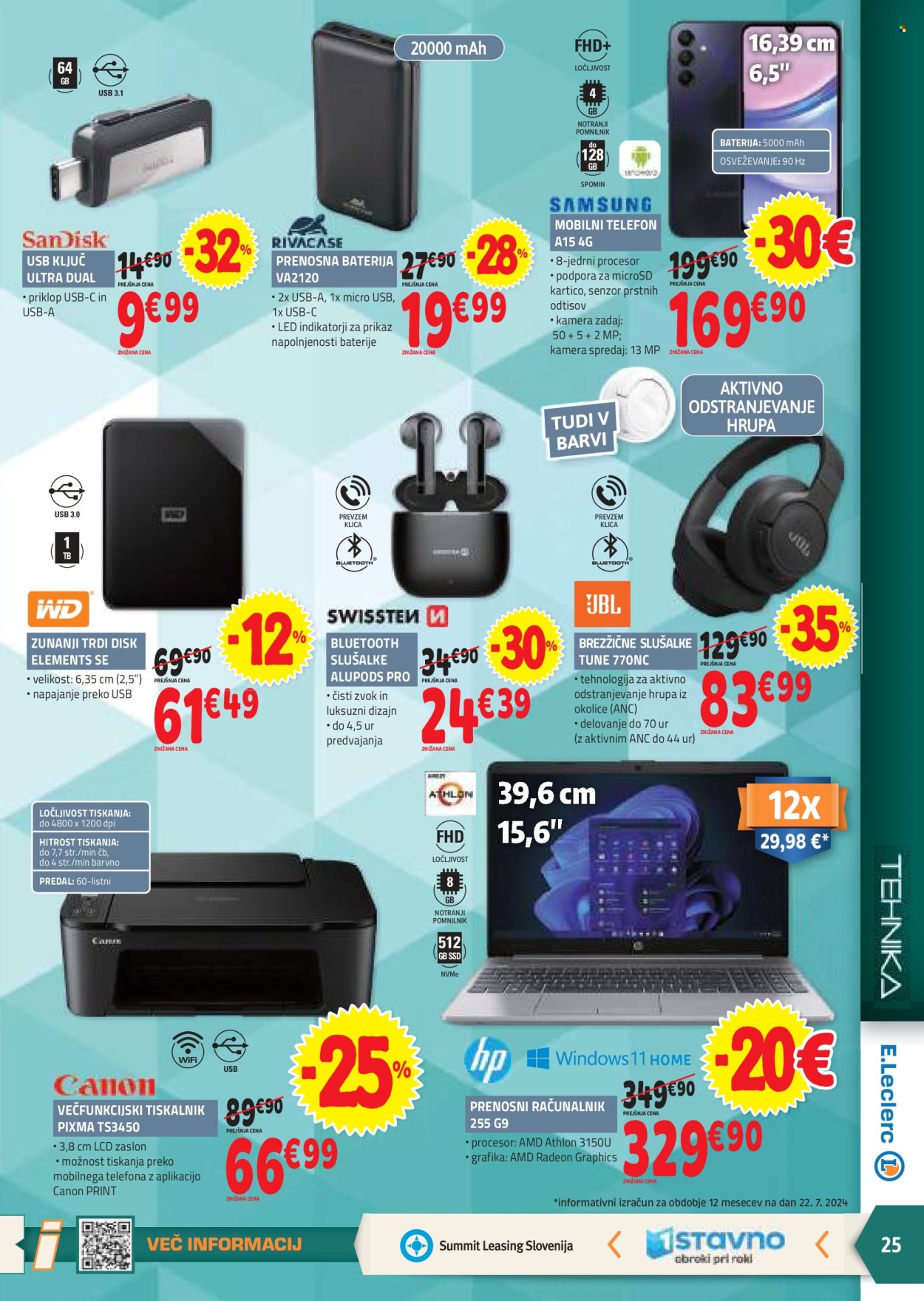 E.Leclerc katalog - 31.7.2024 - 10.8.2024. Stran 25