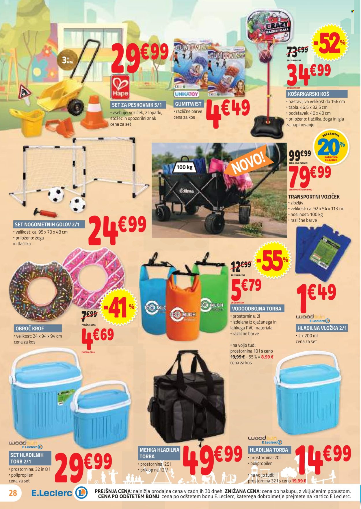 E.Leclerc katalog - 31.7.2024 - 10.8.2024. Stran 28