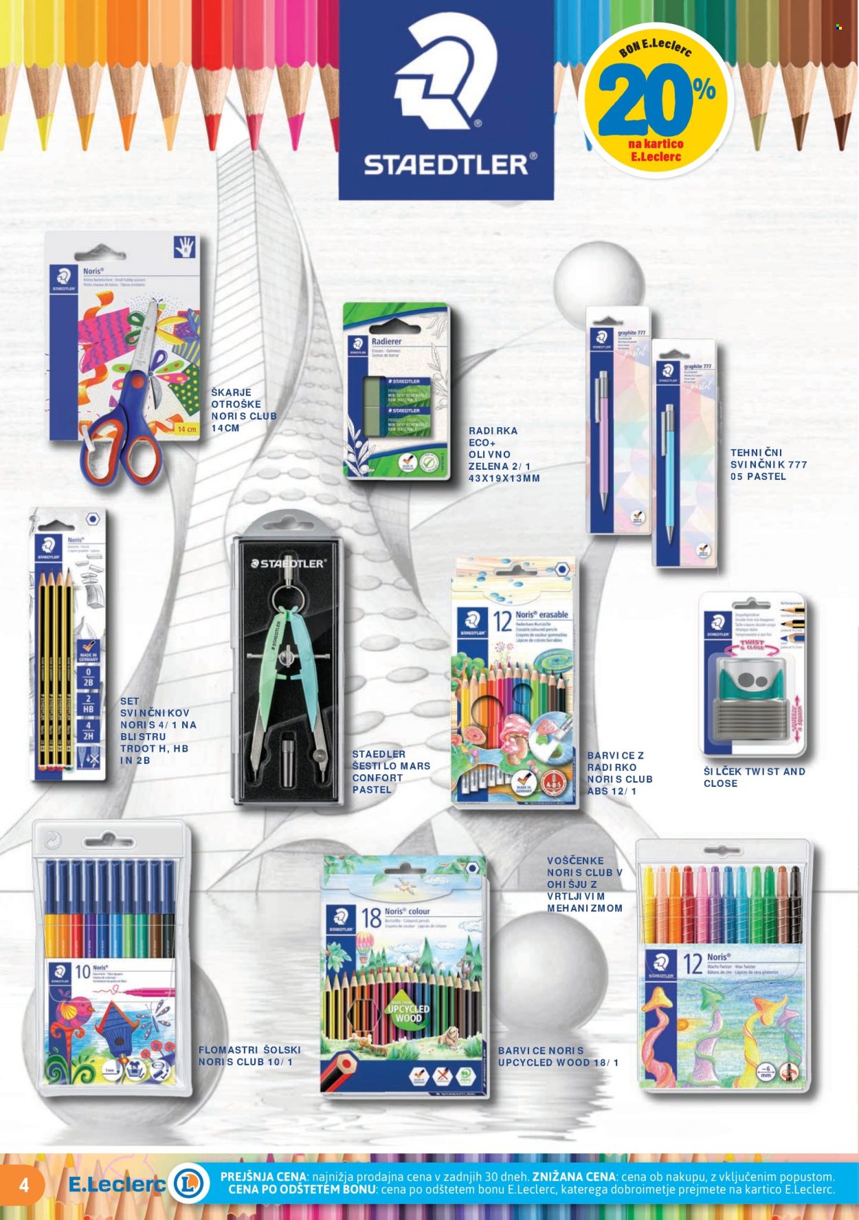E.Leclerc katalog - 31.7.2024 - 10.8.2024. Stran 4