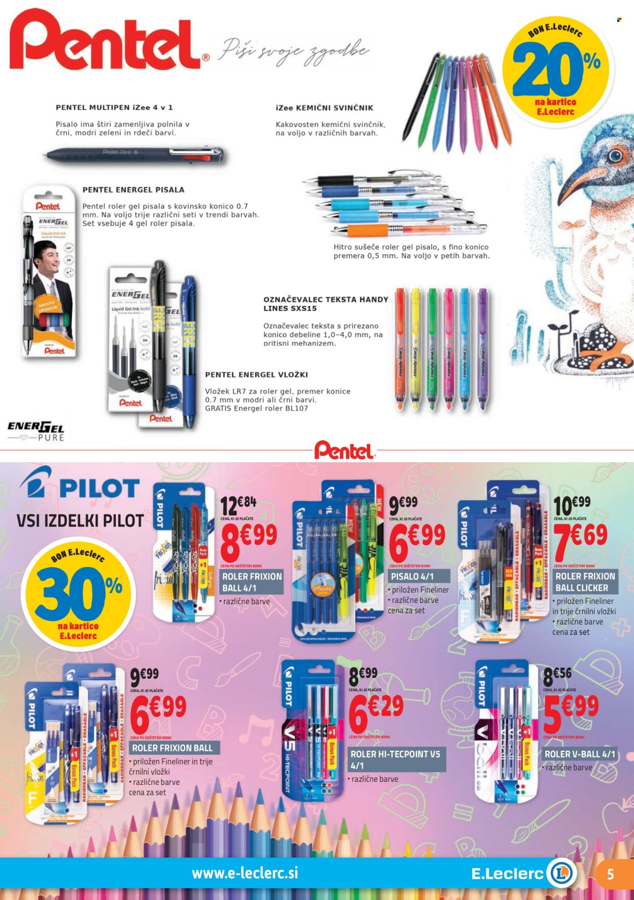 E.Leclerc katalog - 31.7.2024 - 10.8.2024. Stran 5