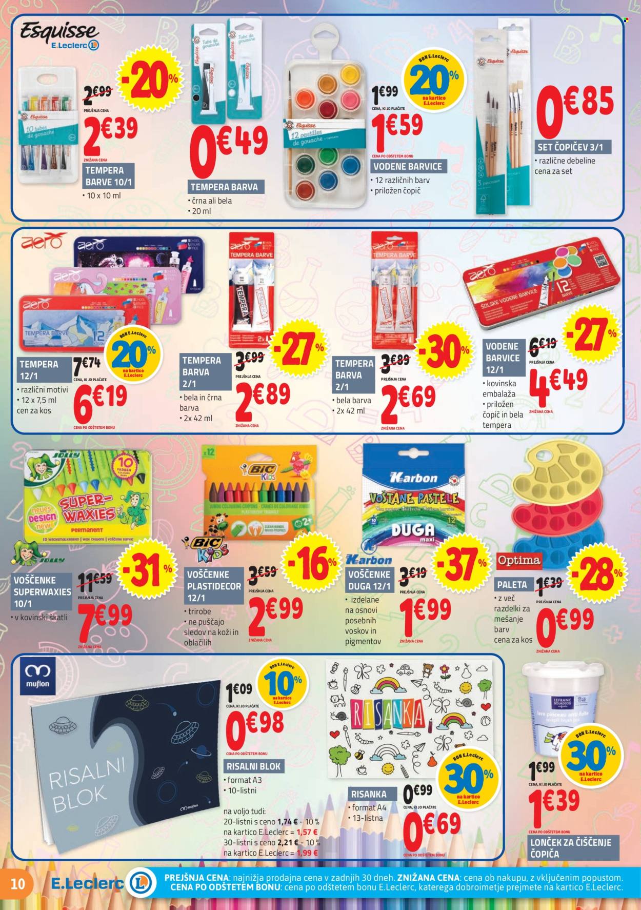 E.Leclerc katalog - 31.7.2024 - 10.8.2024. Stran 10
