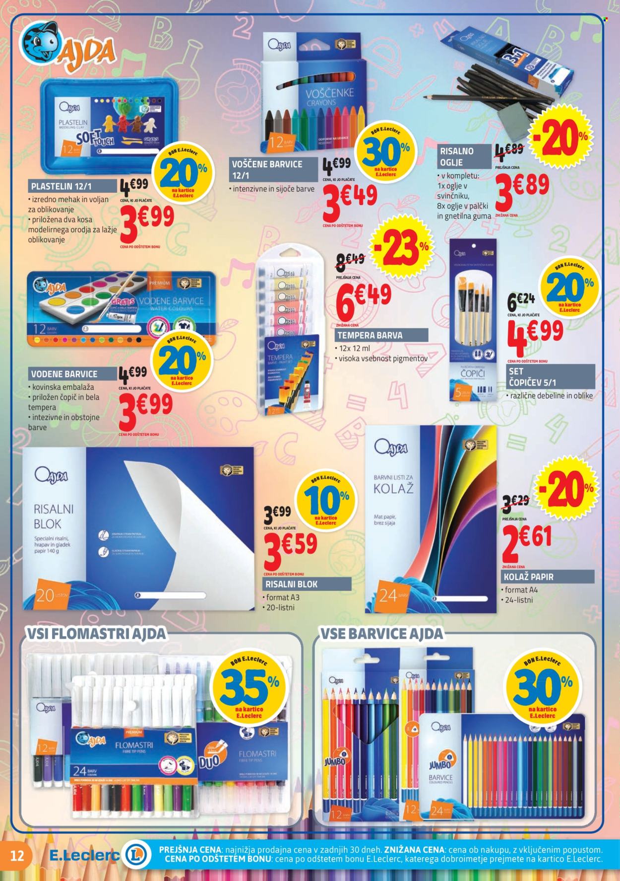 E.Leclerc katalog - 31.7.2024 - 10.8.2024. Stran 12