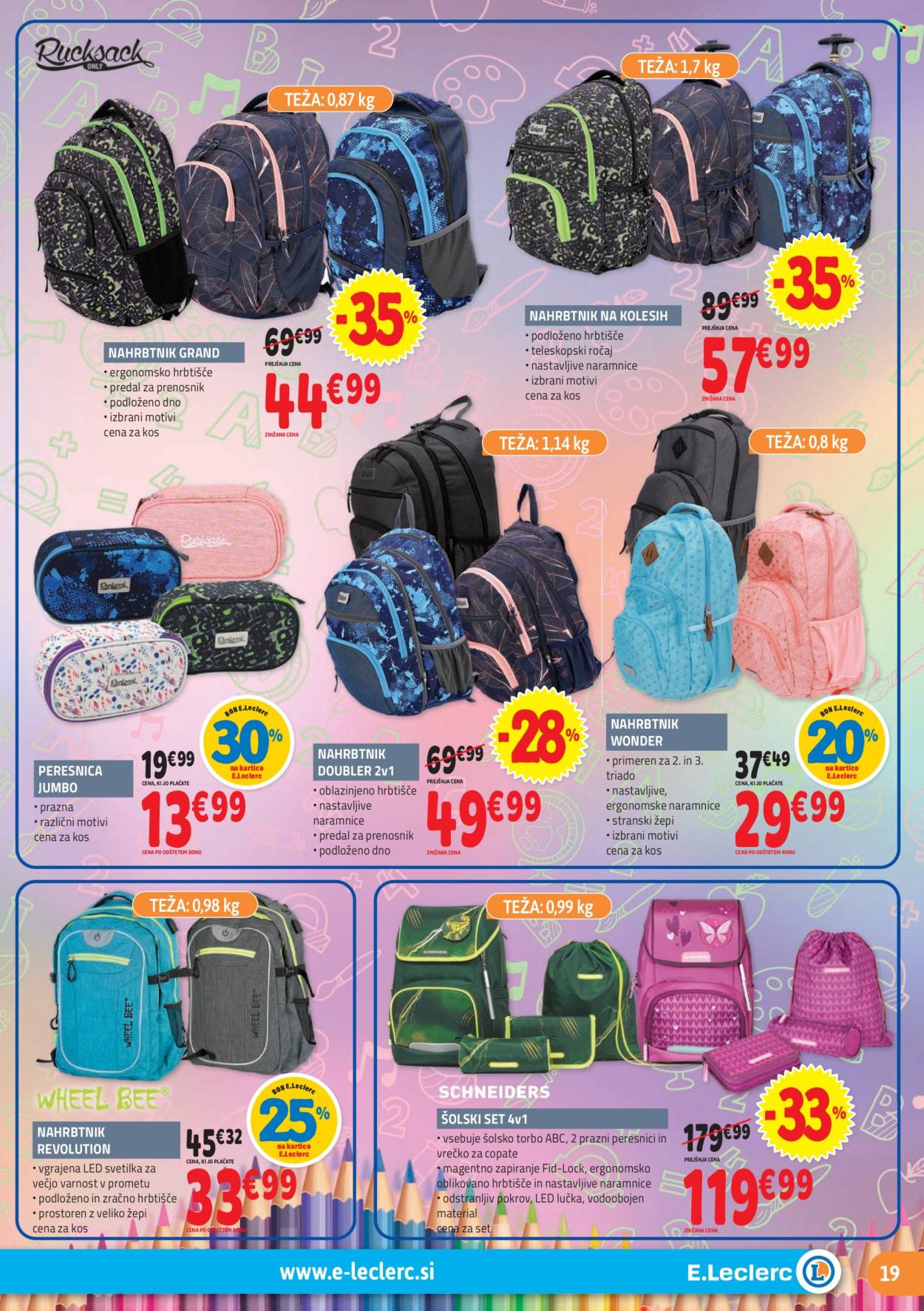 E.Leclerc katalog - 31.7.2024 - 10.8.2024. Stran 19