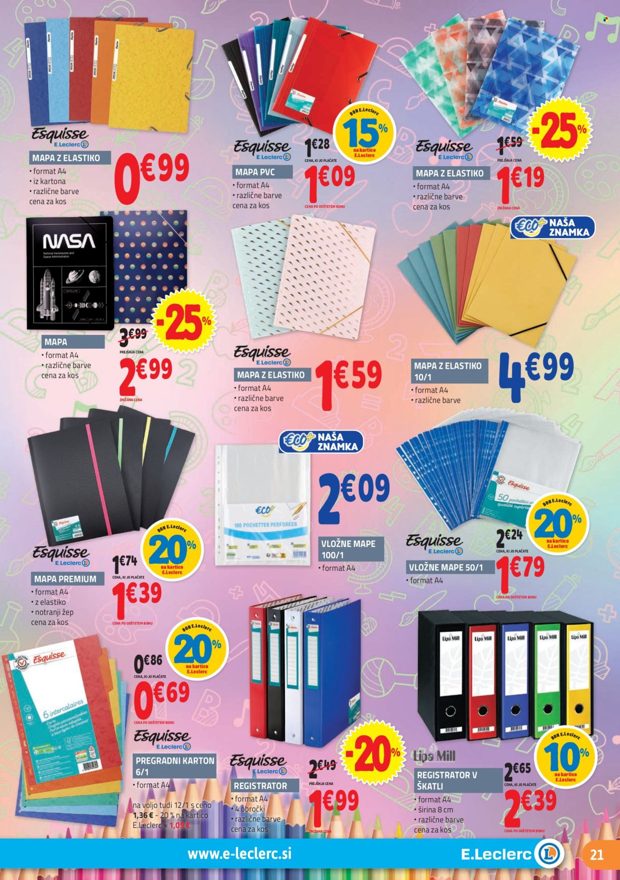 E.Leclerc katalog - 31.7.2024 - 10.8.2024. Stran 21