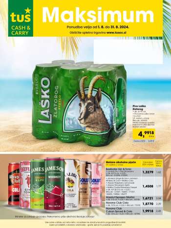 Tuš Cash & Carry katalog - 1.8.2024 - 31.8.2024.