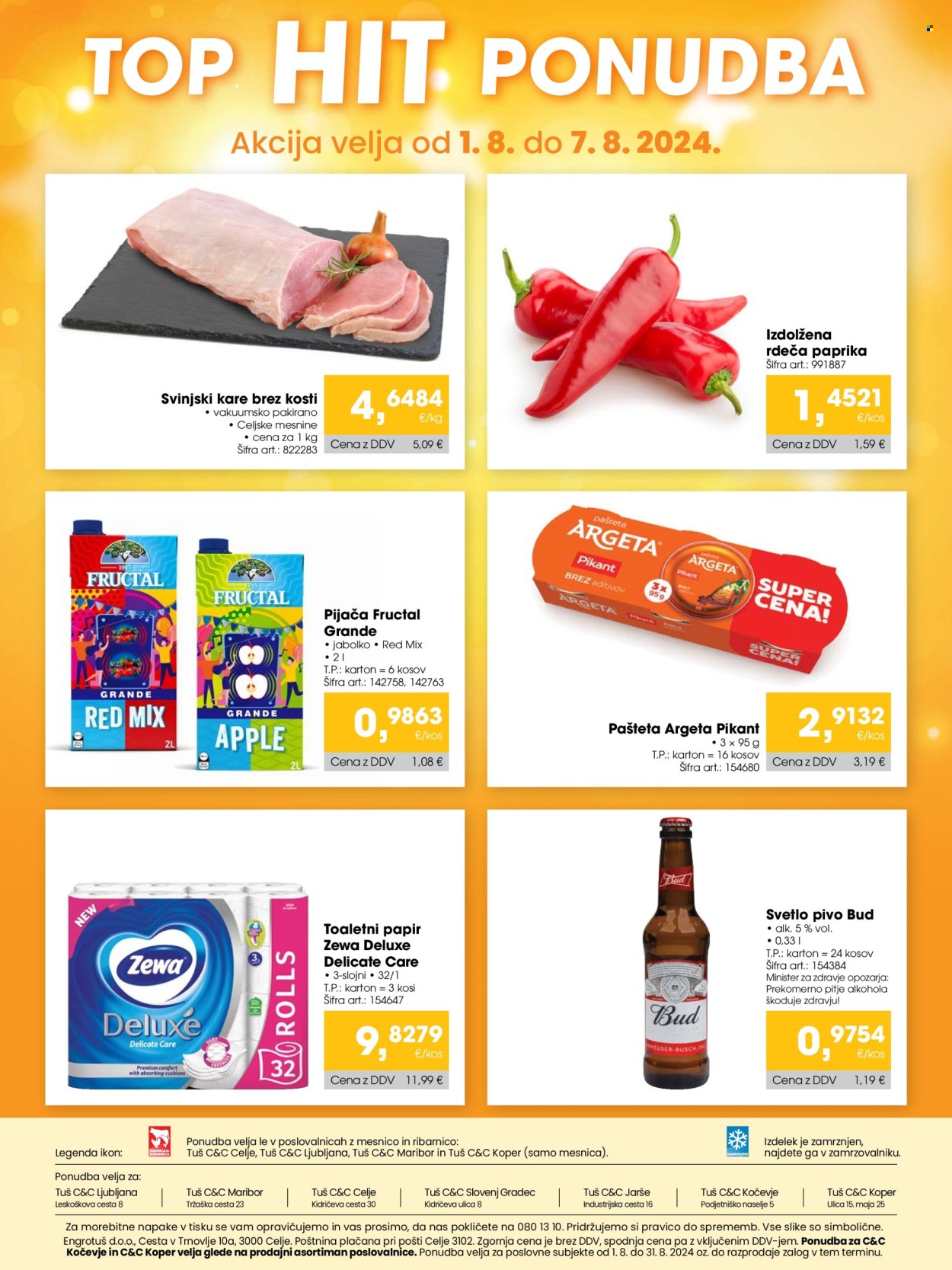 Tuš Cash & Carry katalog - 1.8.2024 - 31.8.2024. Stran 24