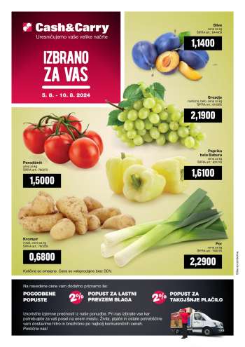 Mercator Cash & Carry katalog - 5.8.2024 - 10.8.2024.