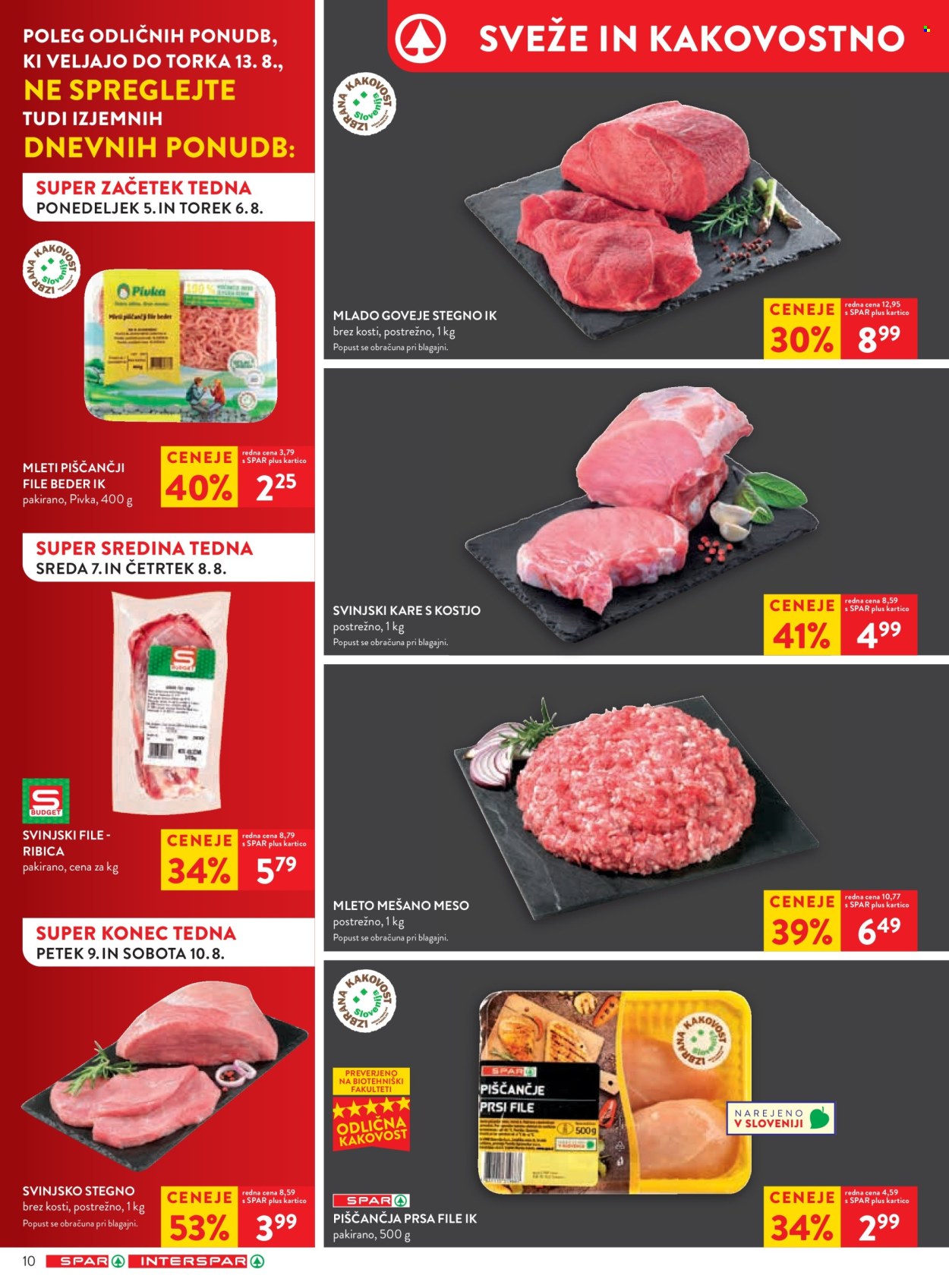 SPAR katalog - 7.8.2024 - 13.8.2024. Stran 10