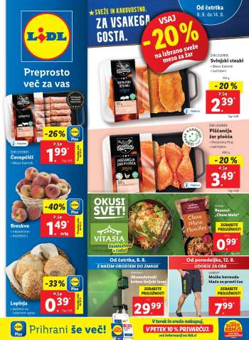 Lidl katalog - 8.8.2024 - 14.8.2024.