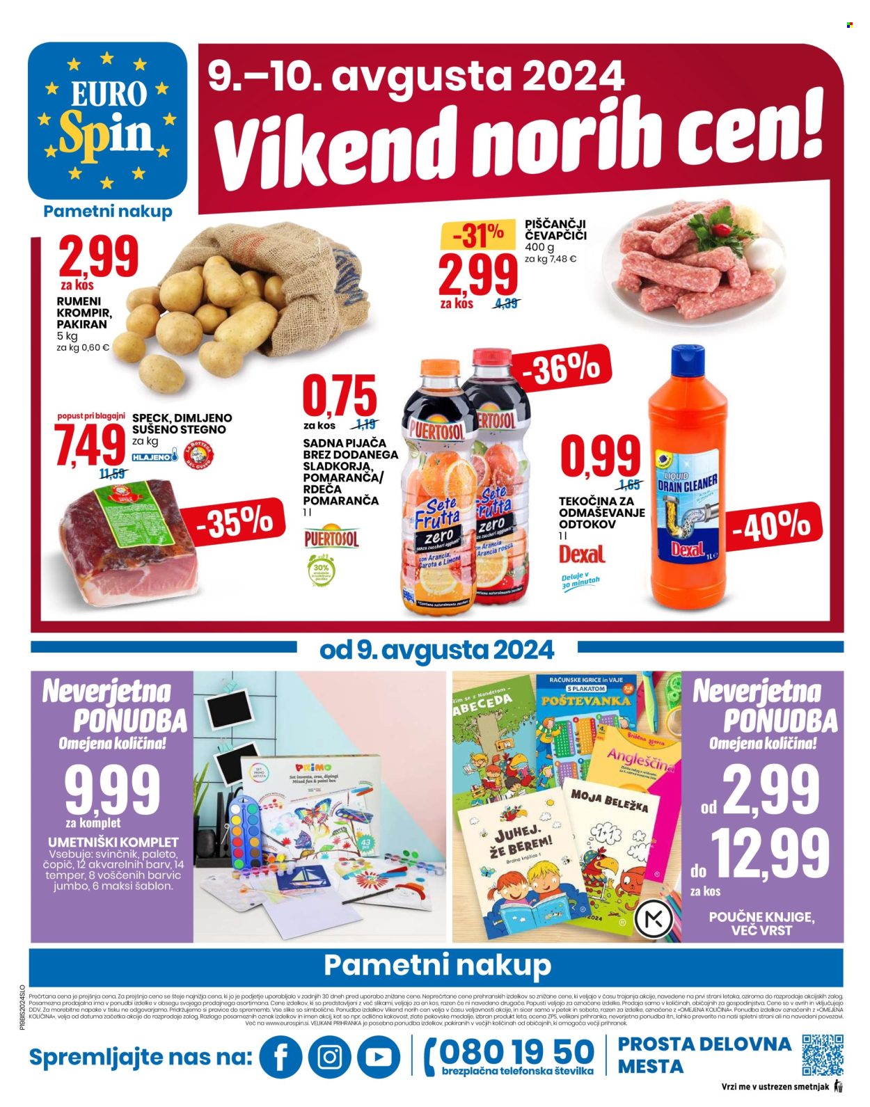 EuroSpin katalog - 8.8.2024 - 14.8.2024. Stran 16