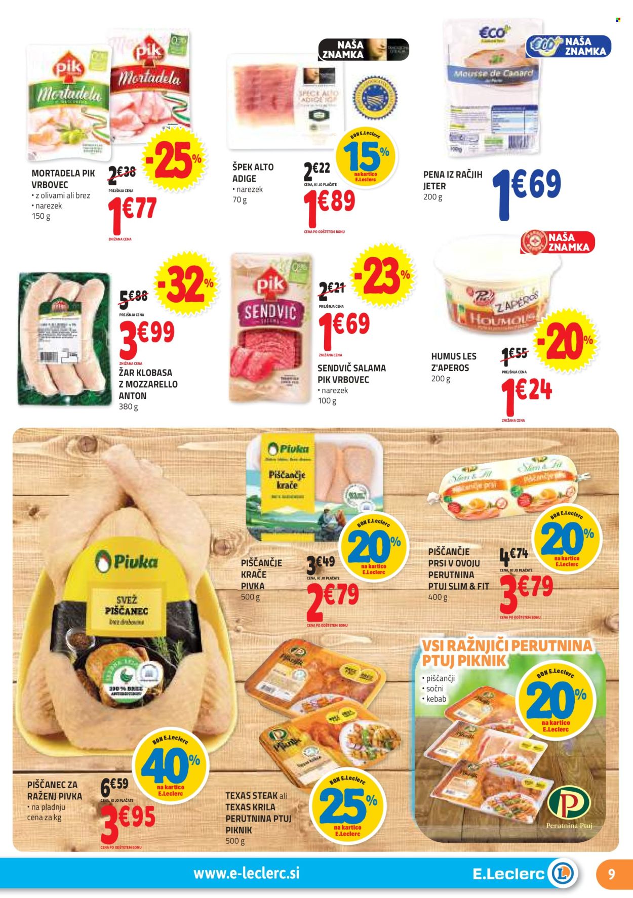 E.Leclerc katalog - 7.8.2024 - 17.8.2024. Stran 9