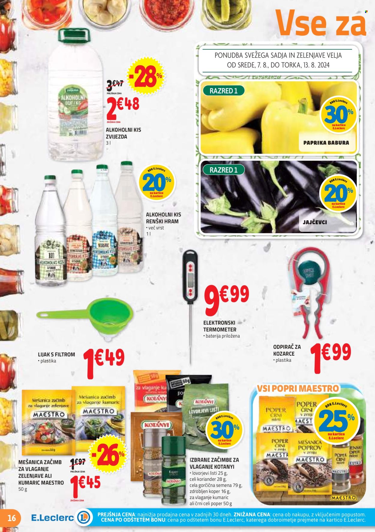E.Leclerc katalog - 7.8.2024 - 17.8.2024. Stran 16