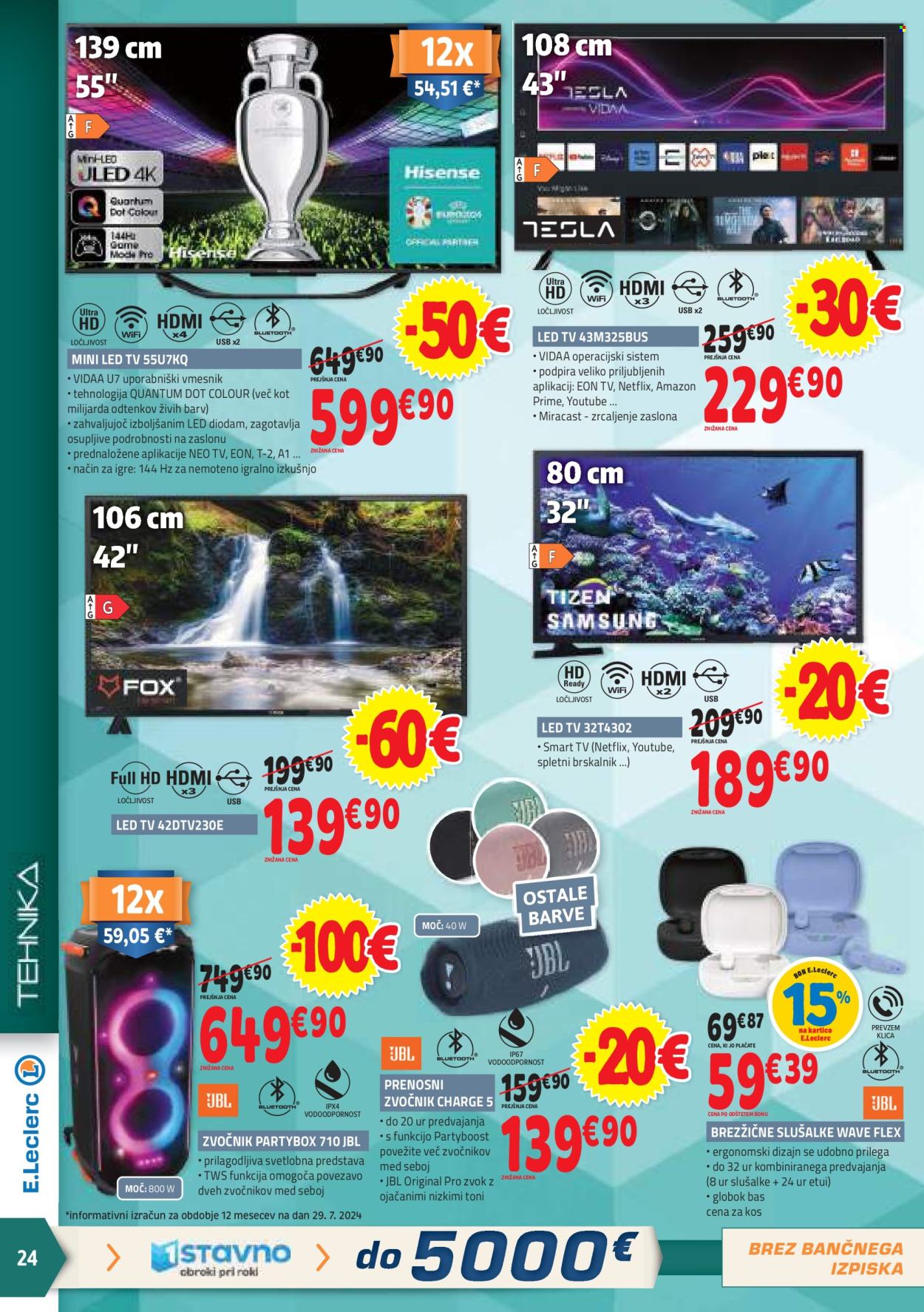 E.Leclerc katalog - 7.8.2024 - 17.8.2024. Stran 24
