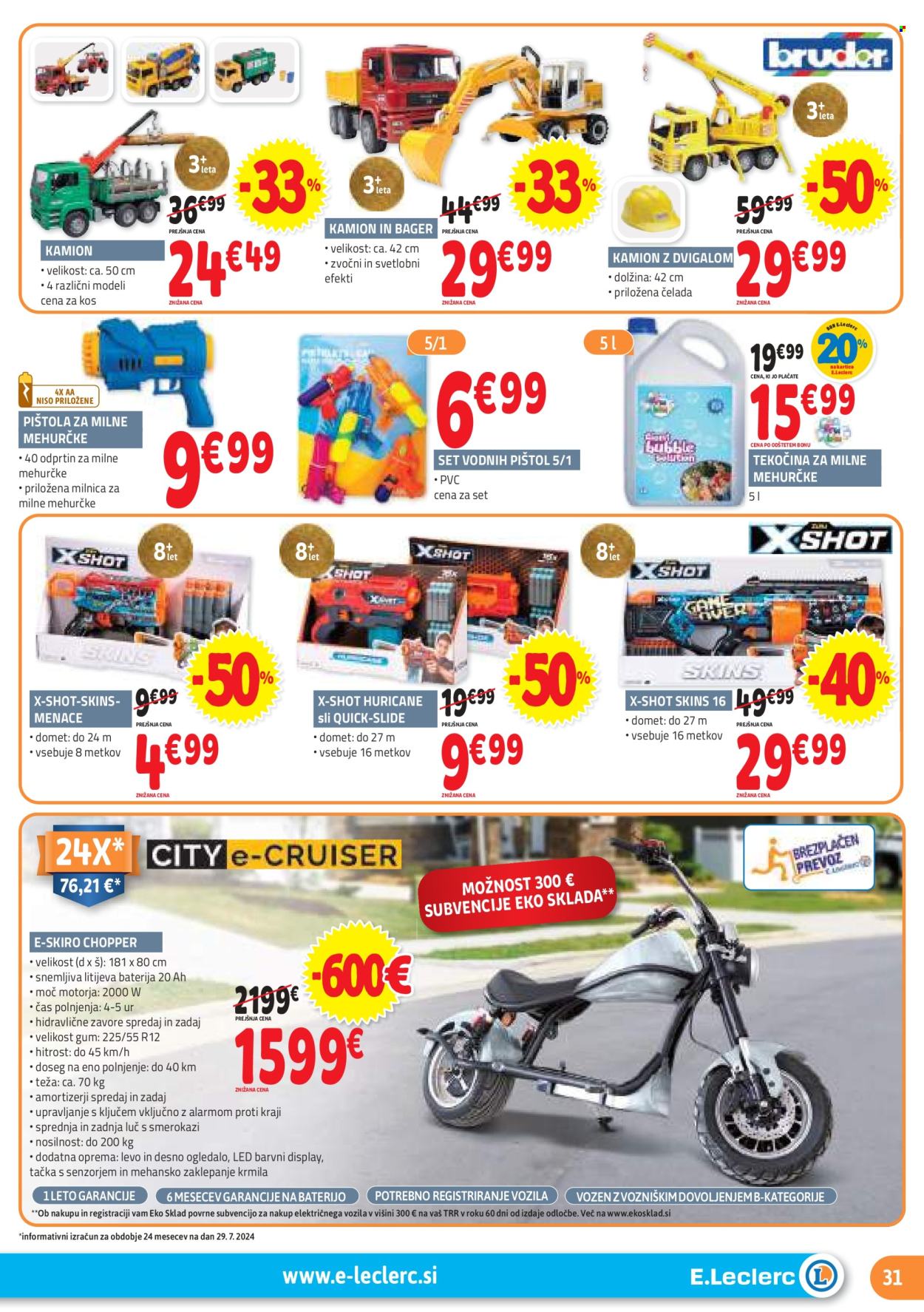 E.Leclerc katalog - 7.8.2024 - 17.8.2024. Stran 31