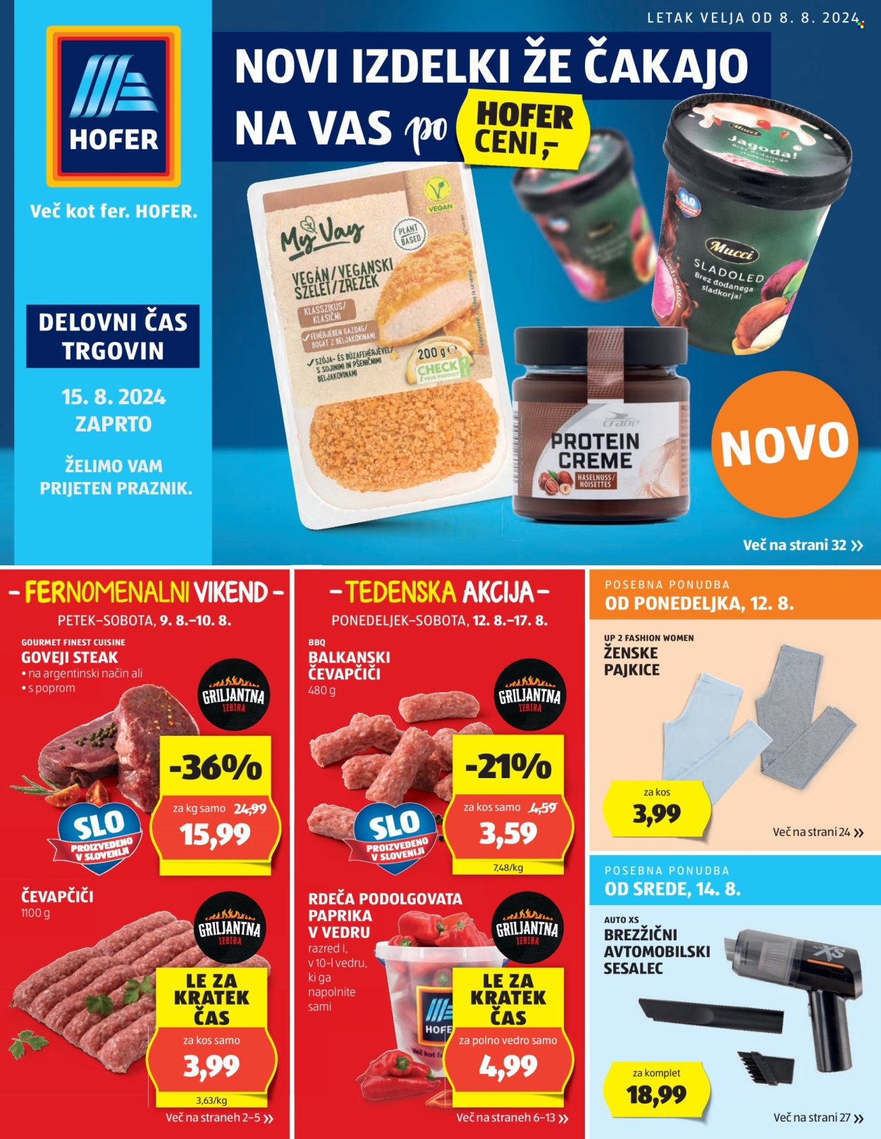 Hofer katalog - 8.8.2024 - 17.8.2024. Stran 1