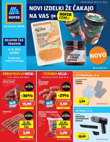 Hofer katalog - 8.8.2024 - 17.8.2024.