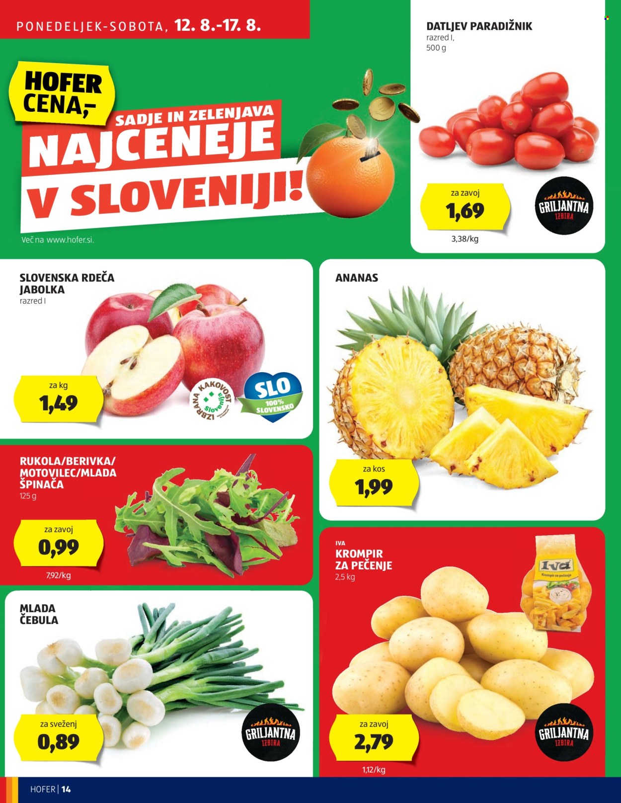 Hofer katalog - 8.8.2024 - 17.8.2024. Stran 14