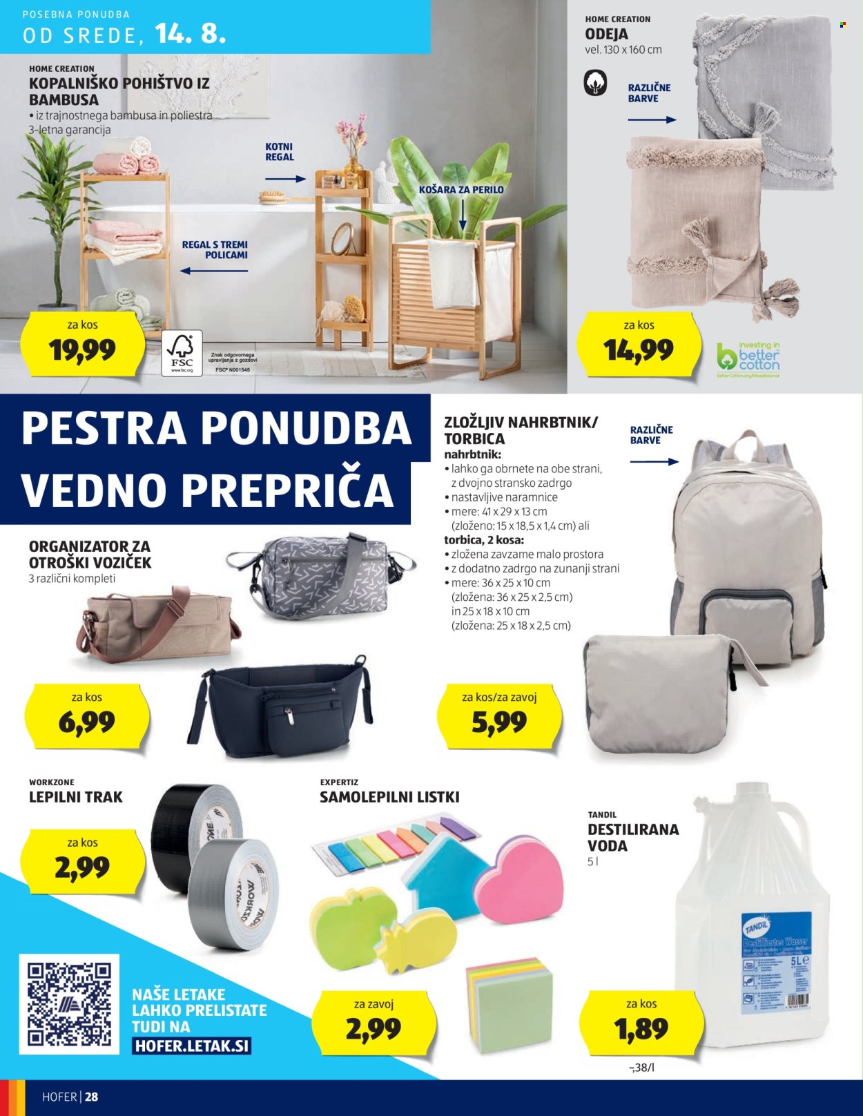 Hofer katalog - 8.8.2024 - 17.8.2024. Stran 28