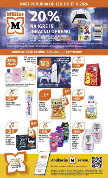 Müller katalog - 12.8.2024 - 17.8.2024.