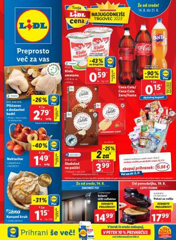 Lidl katalog - 14.8.2024 - 21.8.2024.
