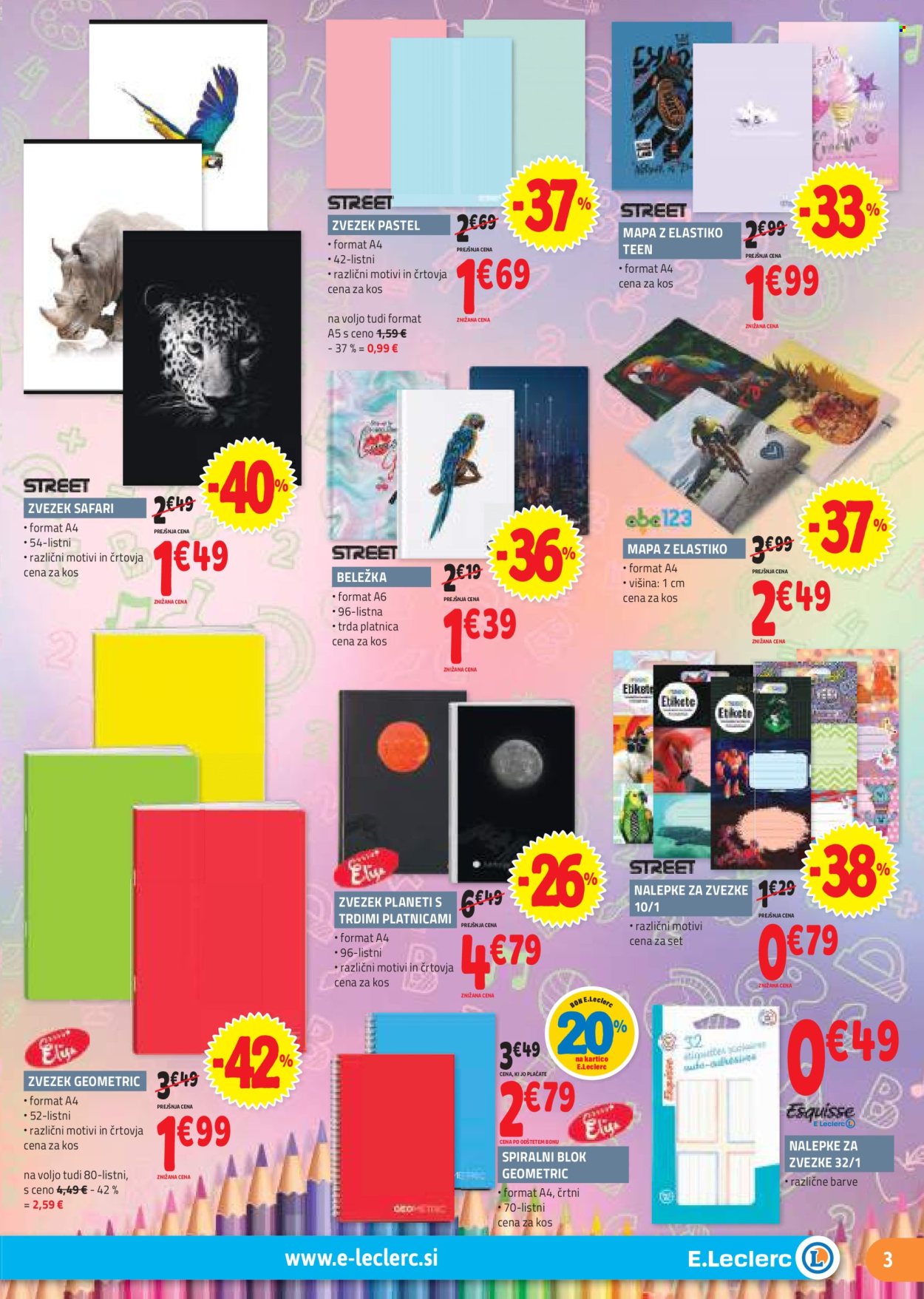 E.Leclerc katalog - 14.8.2024 - 24.8.2024. Stran 3