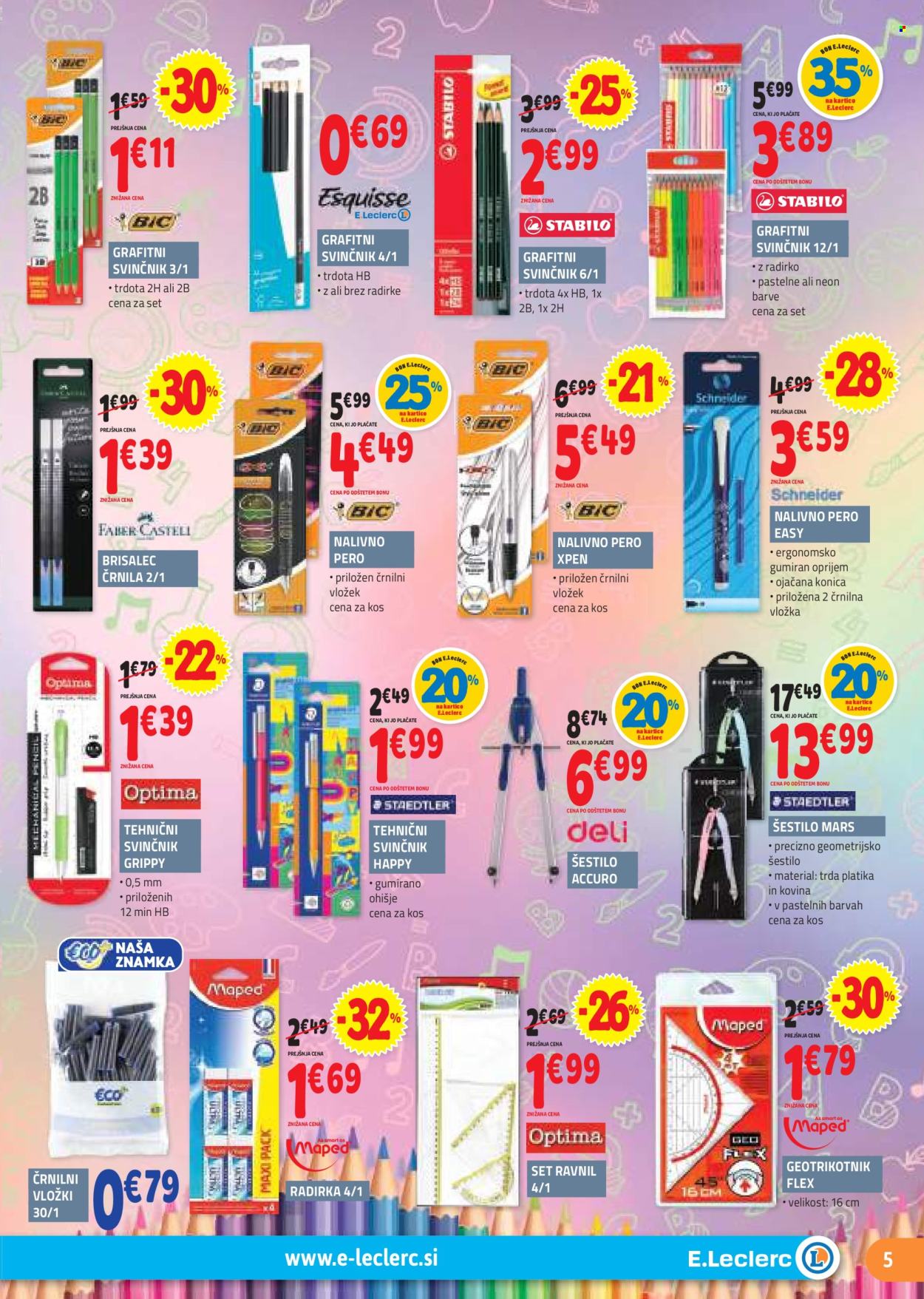 E.Leclerc katalog - 14.8.2024 - 24.8.2024. Stran 5