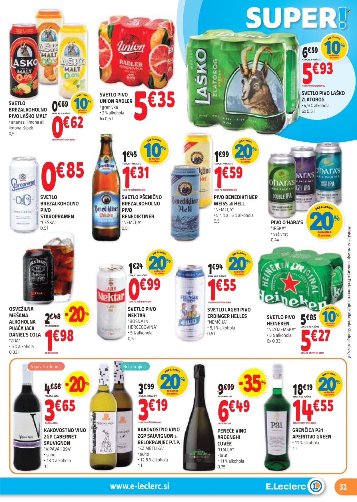 E.Leclerc katalog - 14.8.2024 - 24.8.2024. Stran 31