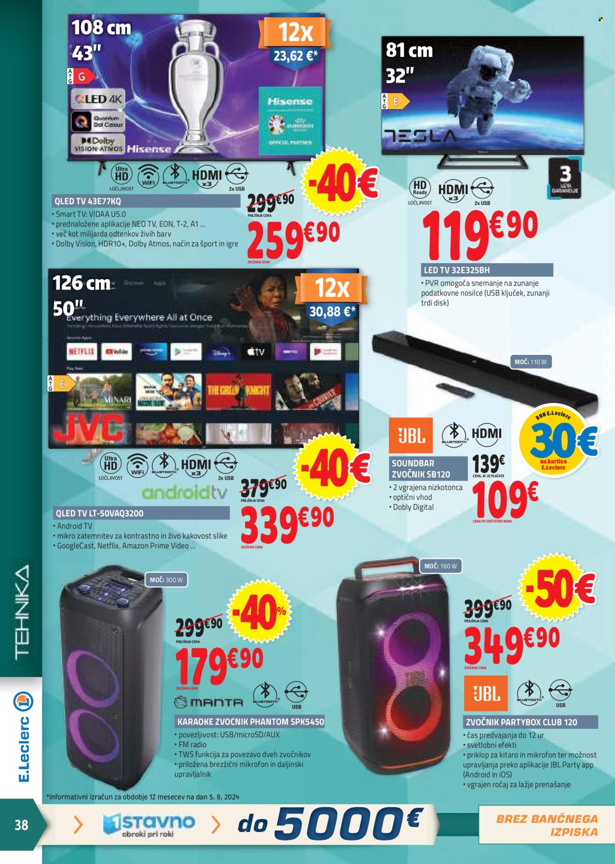E.Leclerc katalog - 14.8.2024 - 24.8.2024. Stran 38