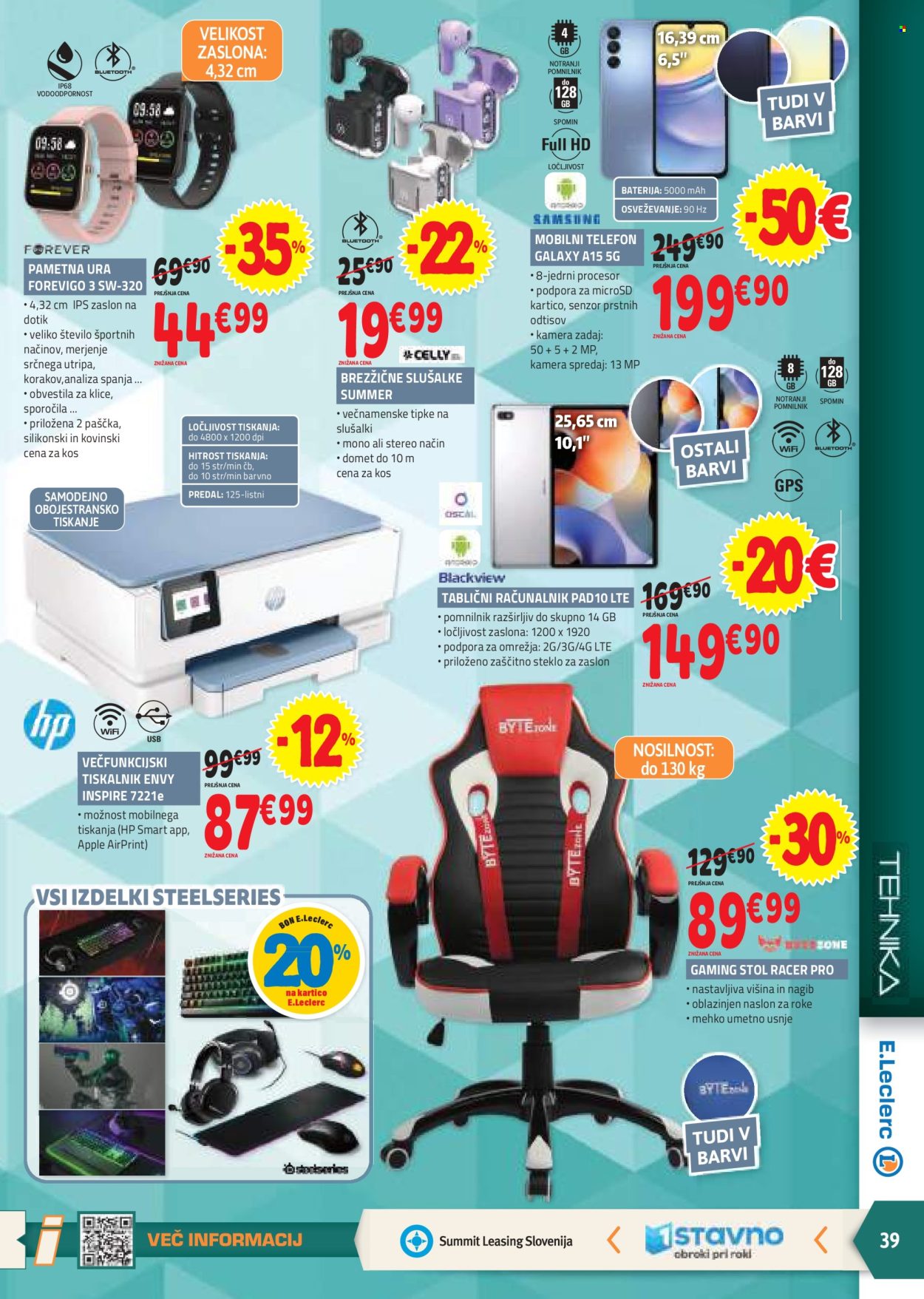 E.Leclerc katalog - 14.8.2024 - 24.8.2024. Stran 39