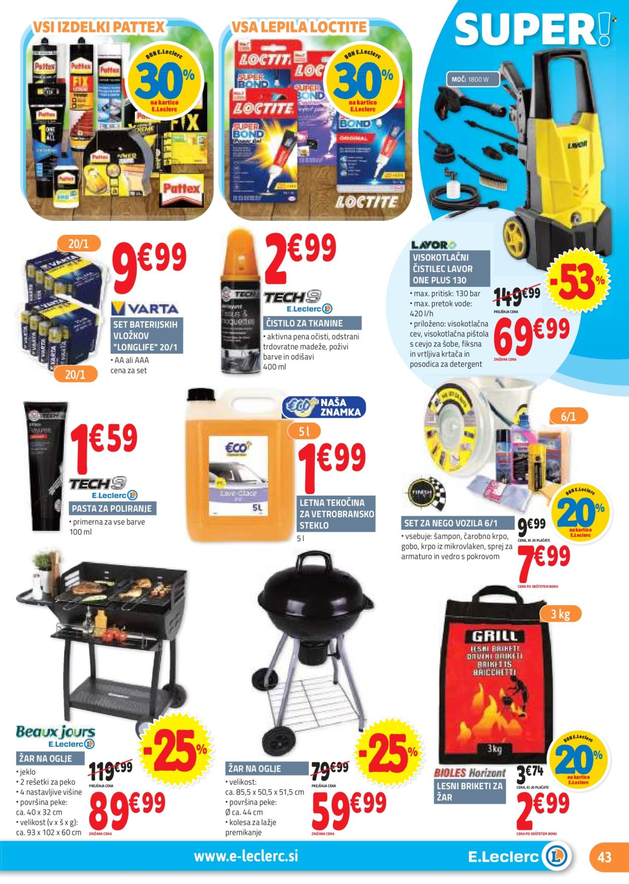 E.Leclerc katalog - 14.8.2024 - 24.8.2024. Stran 43