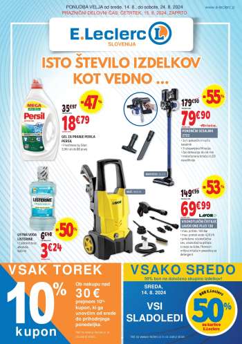 E.Leclerc katalog - 14.8.2024 - 28.8.2024.