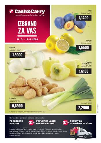 Mercator Cash & Carry katalog - 12.8.2024 - 19.8.2024.