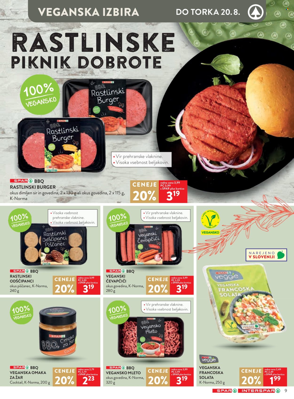 SPAR katalog - 14.8.2024 - 27.8.2024. Stran 9