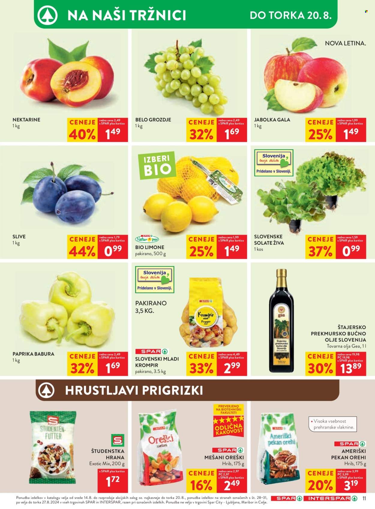 SPAR katalog - 14.8.2024 - 27.8.2024. Stran 11